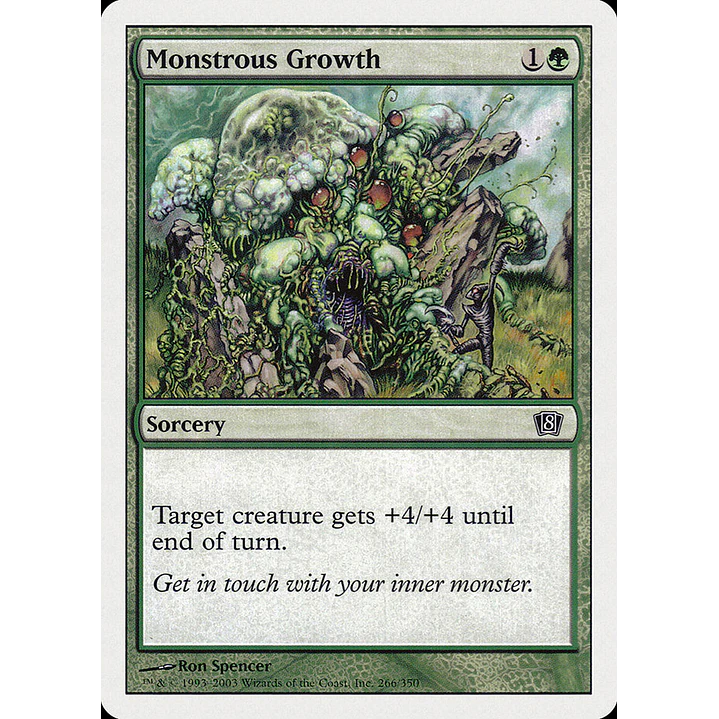 Monstrous Growth | Español | NM | 8ED 1