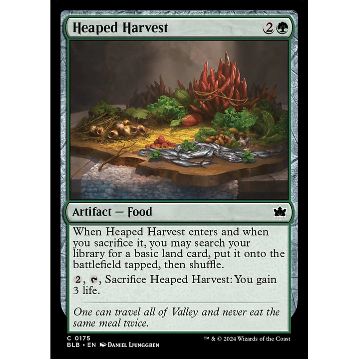 Heaped Harvest | Inglés | NM | BLB 1