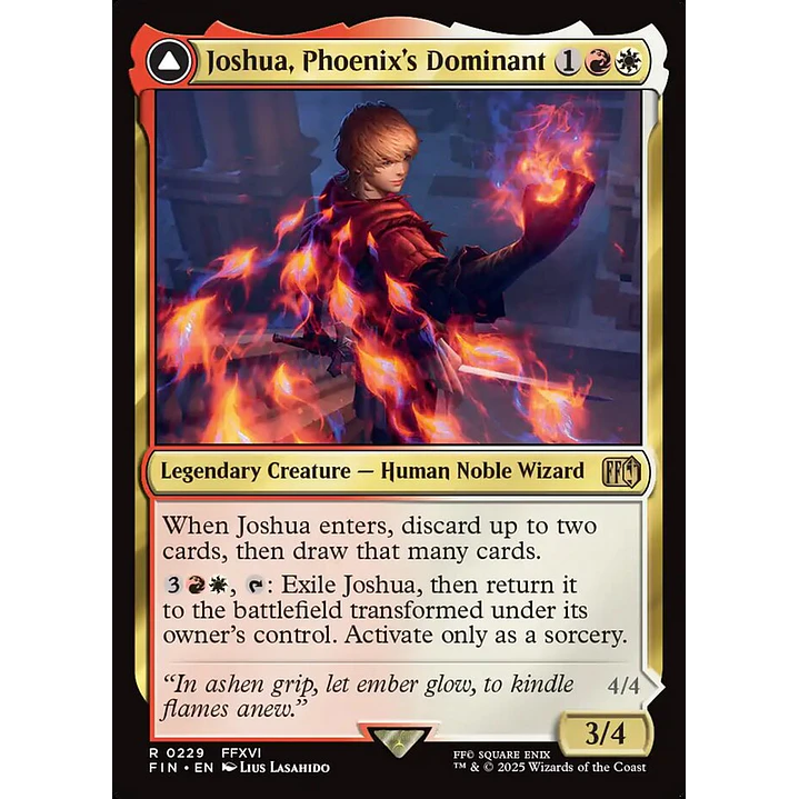 Joshua, Phoenix's Dominant // Phoenix, Warden of Fire (foil) | Inglés | NM | FIN 1