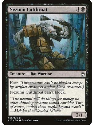 Nezumi Cutthroat | Inglés | NM | A25