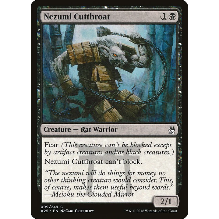 Nezumi Cutthroat | Inglés | NM | A25 1