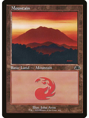 Mountain (Retro Frame) | Inglés | NM | DMR