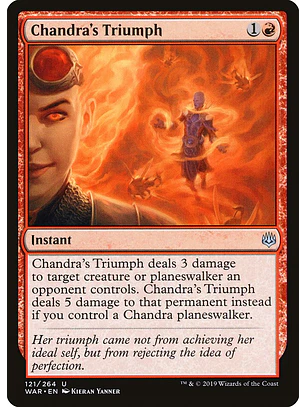 Chandra's Triumph | Español | NM | WAR
