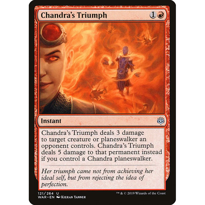 Chandra's Triumph | Español | NM | WAR 1