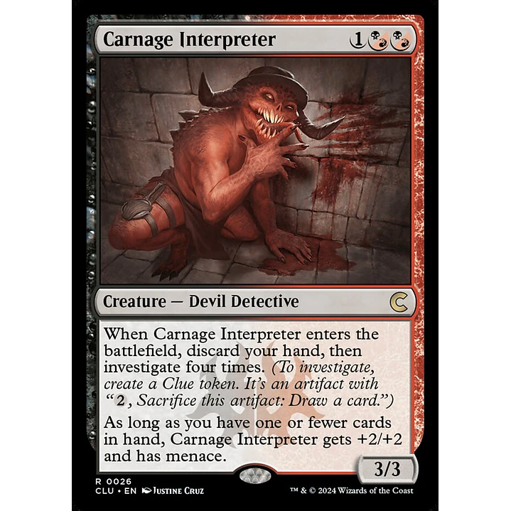 Carnage Interpreter | Inglés | NM | CLU 1