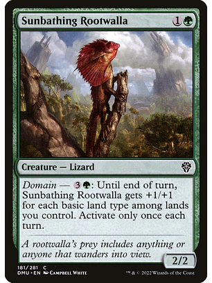Sunbathing Rootwalla | Inglés | NM | DMU