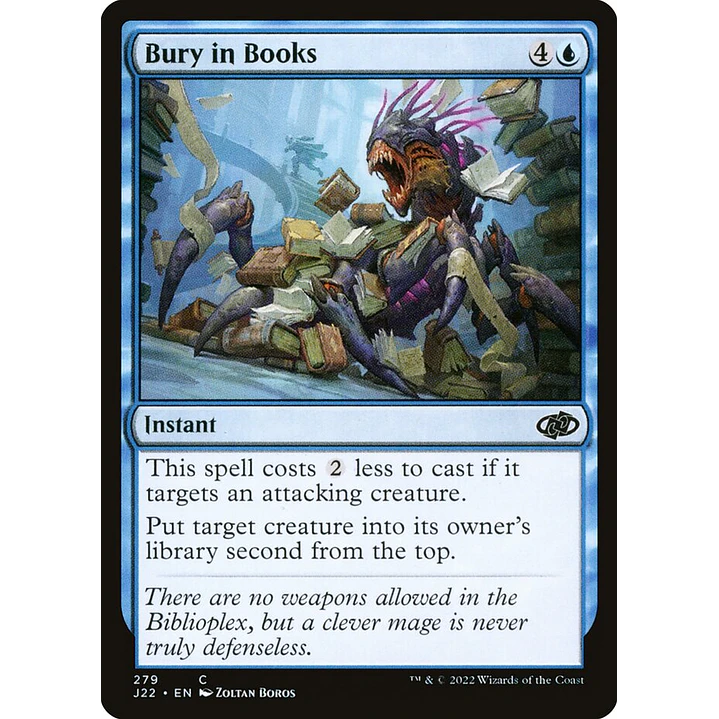 Bury in Books | Español | NM | J22 1