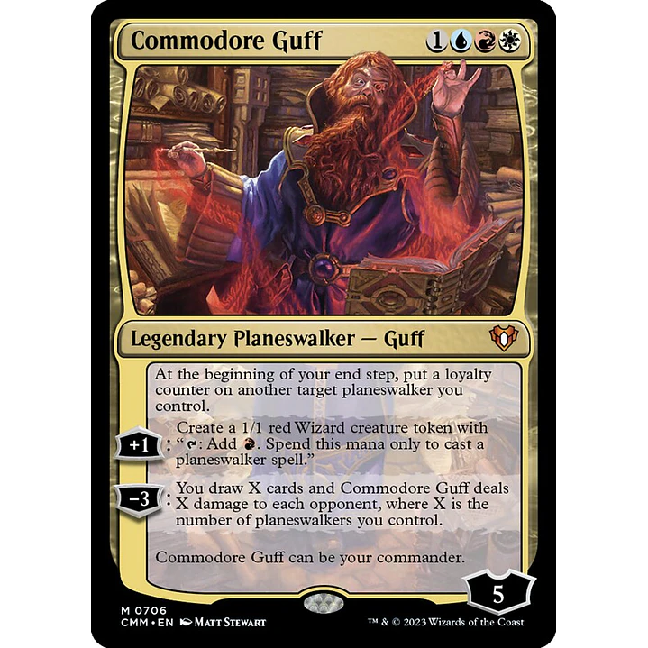 Commodore Guff (foil) | Inglés | NM | CMM 1