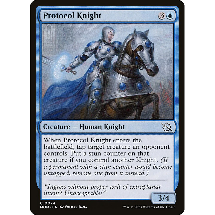 Protocol Knight | Inglés | NM | MOM 1