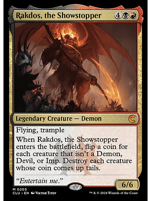 Rakdos, the Showstopper | Inglés | NM | CLU