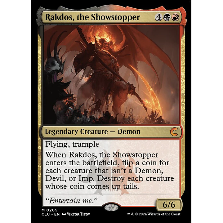 Rakdos, the Showstopper | Inglés | NM | CLU 1