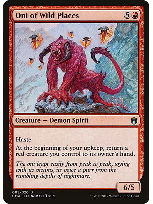 Oni of Wild Places | Inglés | NM | CMA