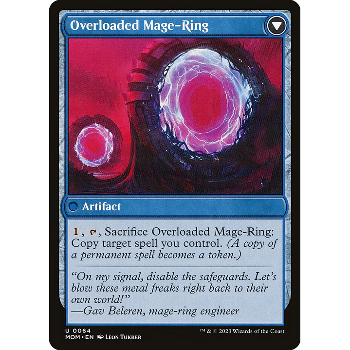 Invasion of Vryn // Overloaded Mage-Ring | Inglés | NM | MOM 2