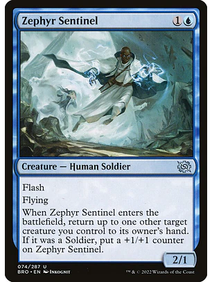 Zephyr Sentinel | Inglés | NM | BRO