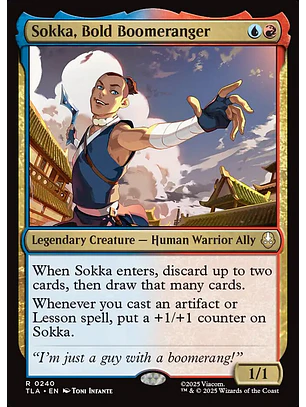 Sokka, Bold Boomeranger | Inglés | NM | TLA