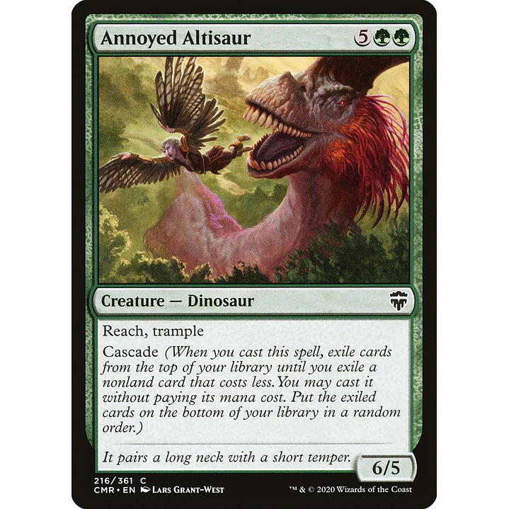 Annoyed Altisaur | Inglés | NM | CMR 1