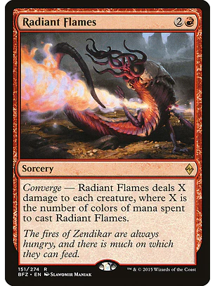 Radiant Flames | Inglés | NM | BFZ