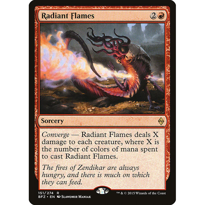 Radiant Flames | Inglés | NM | BFZ 1