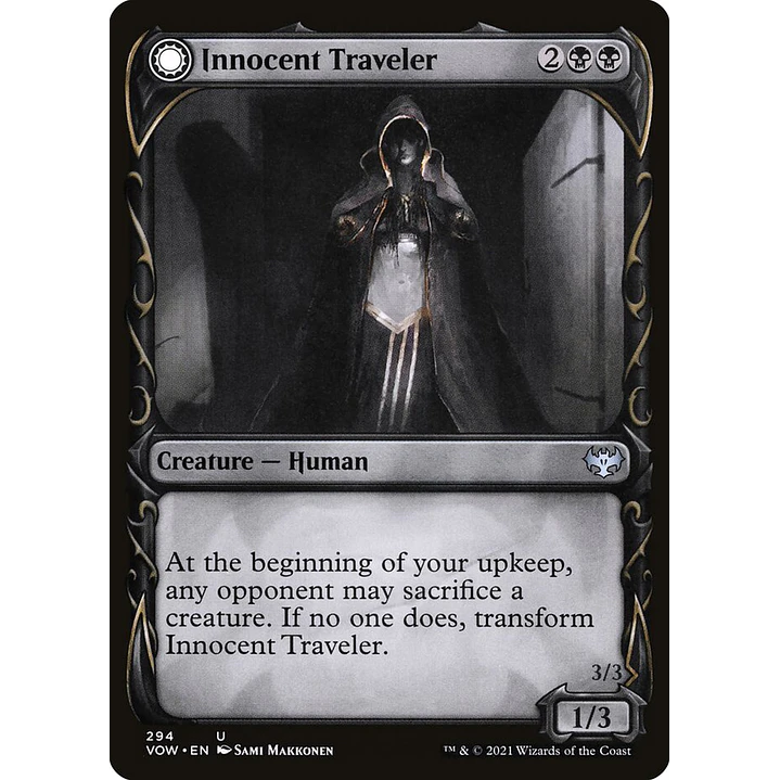 Innocent Traveler // Malicious Invader (Showcase) | Inglés | NM | VOW 1