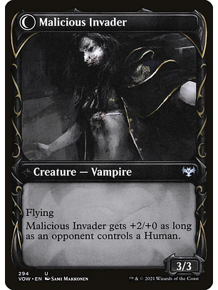 Innocent Traveler // Malicious Invader (Showcase) | Inglés | NM | VOW