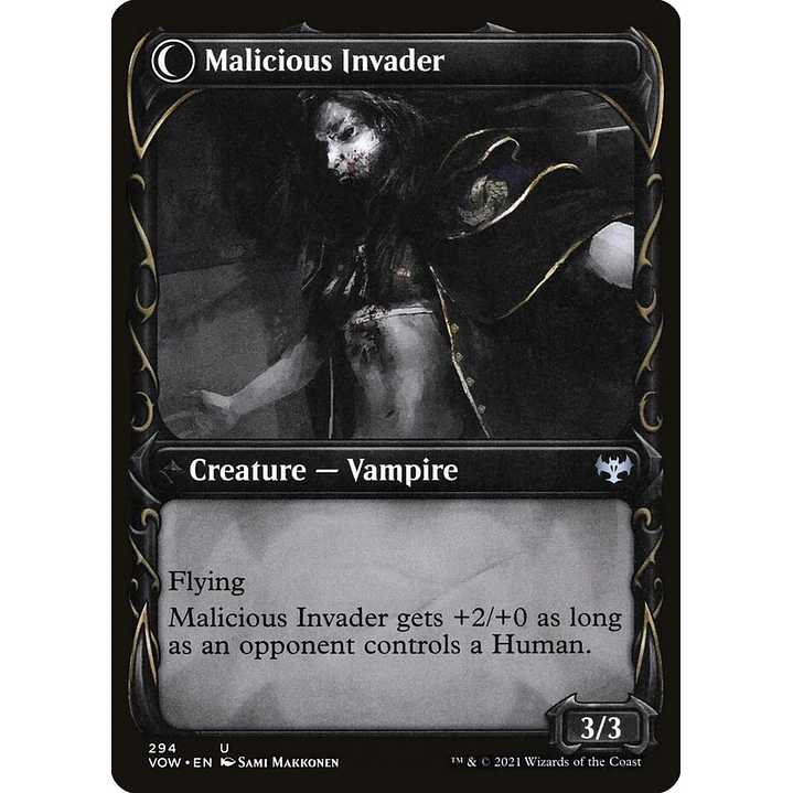 Innocent Traveler // Malicious Invader (Showcase) | Inglés | NM | VOW 2