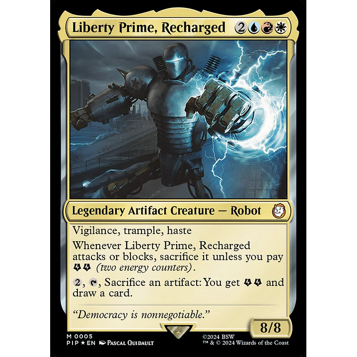 Liberty Prime, Recharged (foil) | Inglés | NM | PIP 1