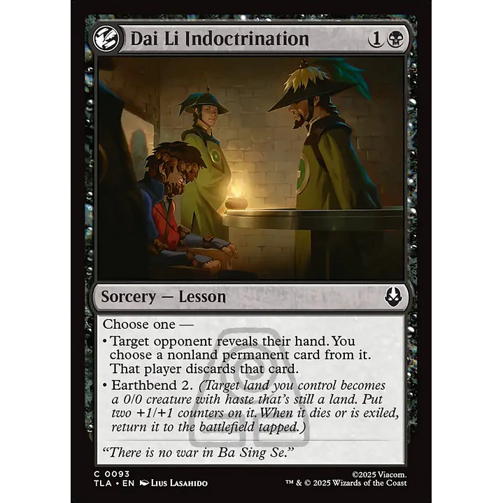 Dai Li Indoctrination | Inglés | NM | TLA 1