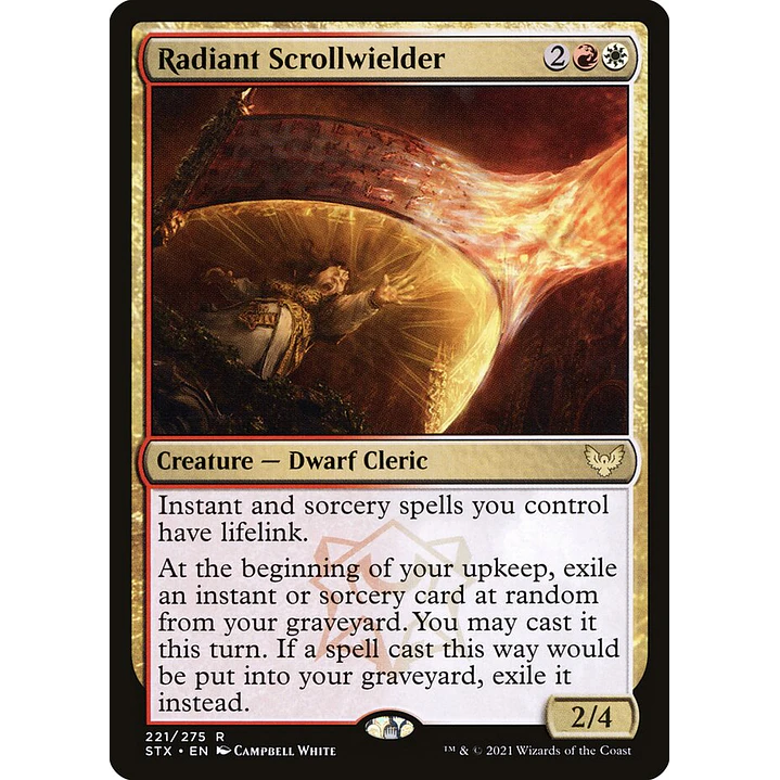 Radiant Scrollwielder | Japonés | NM | STX 1