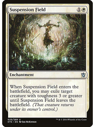 Suspension Field | Inglés | NM | KTK
