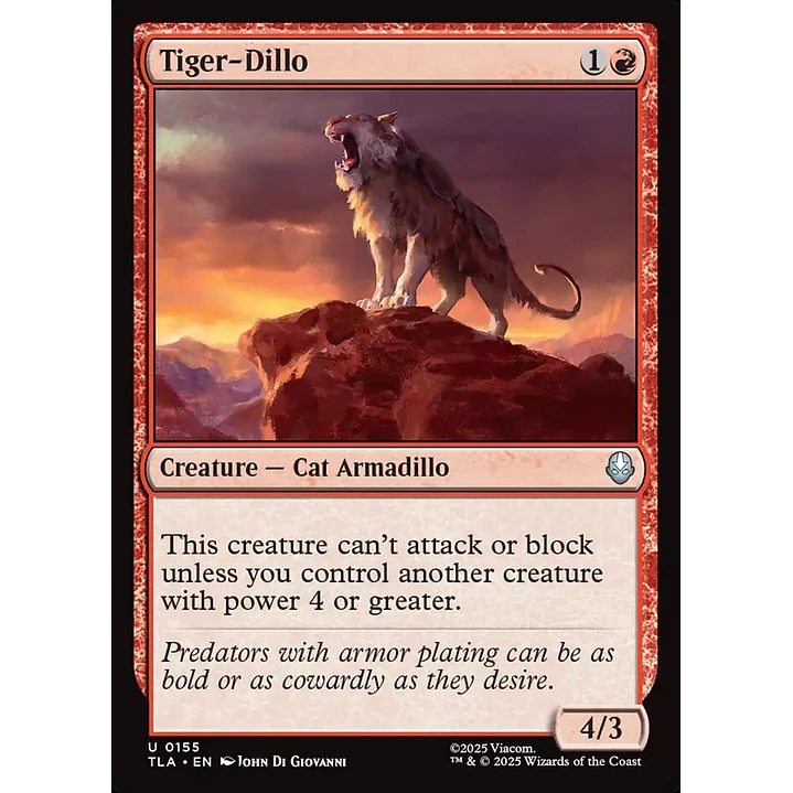 Tiger-Dillo | Inglés | NM | TLA 1