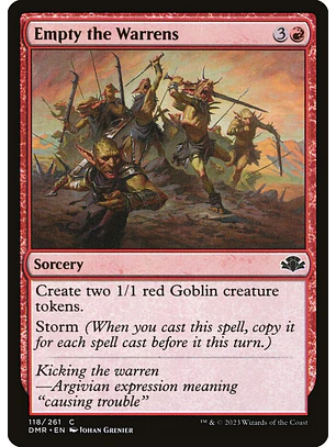 Empty the Warrens | Inglés | NM | DMR