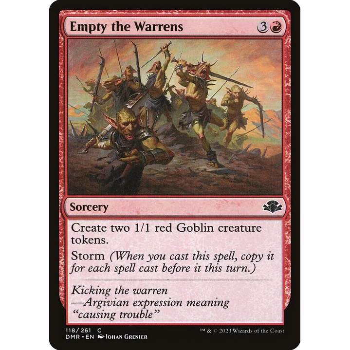Empty the Warrens | Inglés | NM | DMR 1