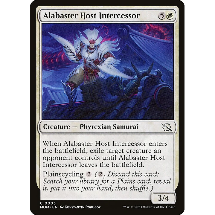Alabaster Host Intercessor | Inglés | NM | MOM 1
