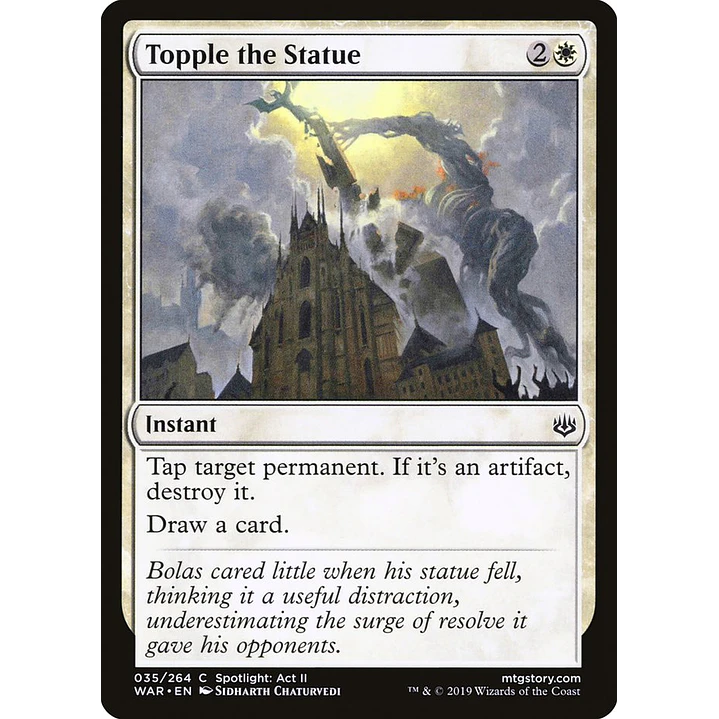 Topple the Statue | Inglés | NM | WAR 1
