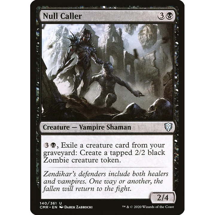 Null Caller | Inglés | NM | CMR 1