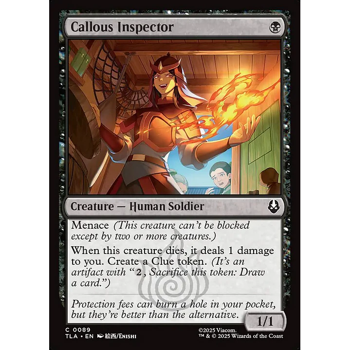 Callous Inspector | Inglés | NM | TLA 1
