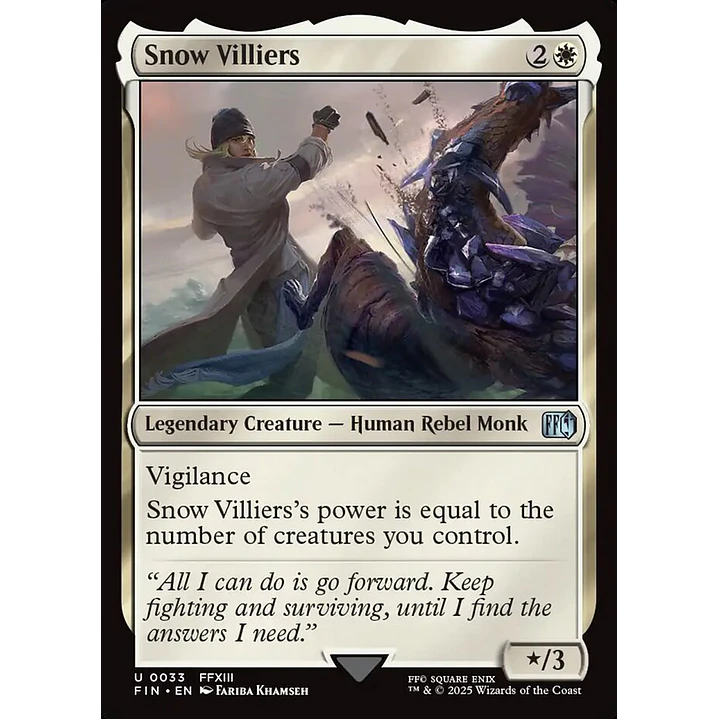 Snow Villiers (foil) | Inglés | NM | FIN 1