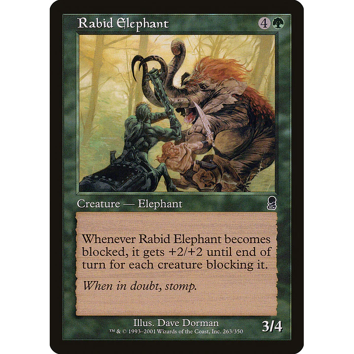 Rabid Elephant (Retro Frame) | Español | NM | ODY 1
