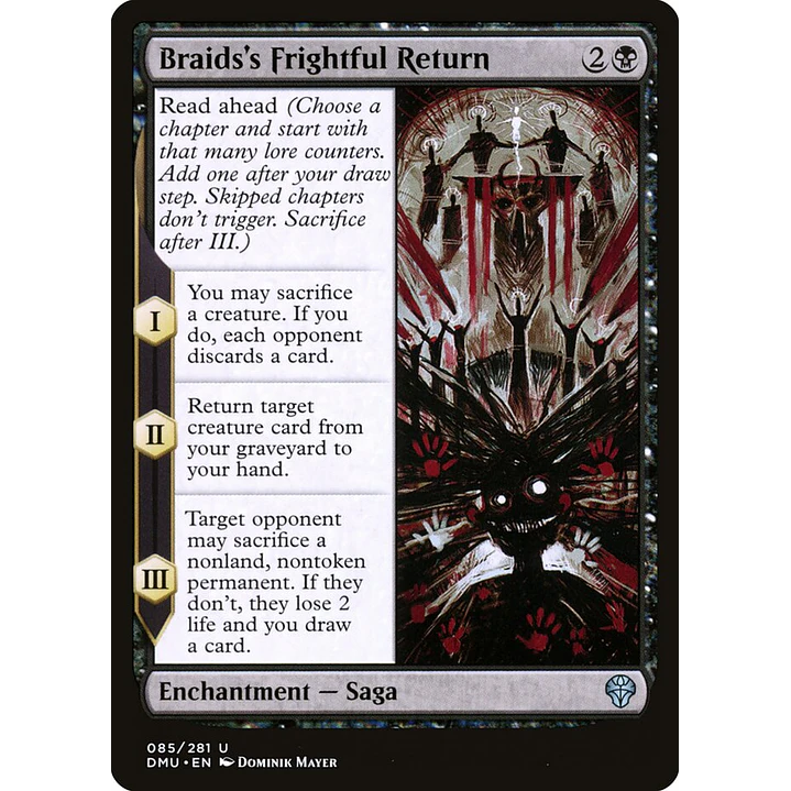 Braids's Frightful Return | Inglés | NM | DMU 1