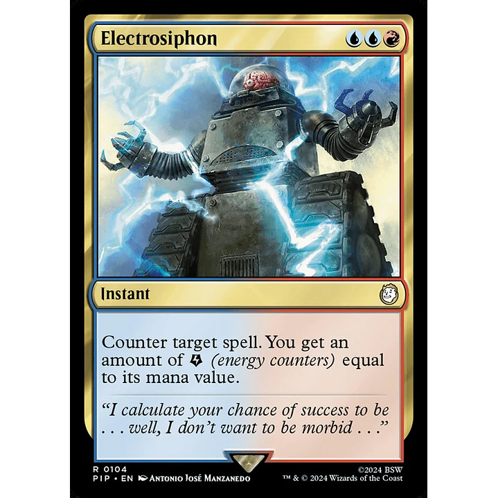 Electrosiphon | Inglés | NM | PIP 1