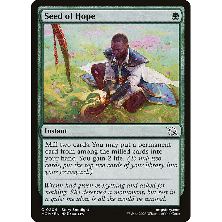 Seed of Hope | Inglés | NM | MOM 1