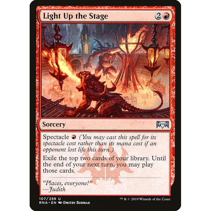 Light Up the Stage | Inglés | NM | RNA 1