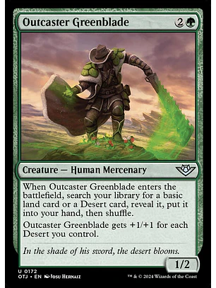 Outcaster Greenblade | Inglés | NM | OTJ