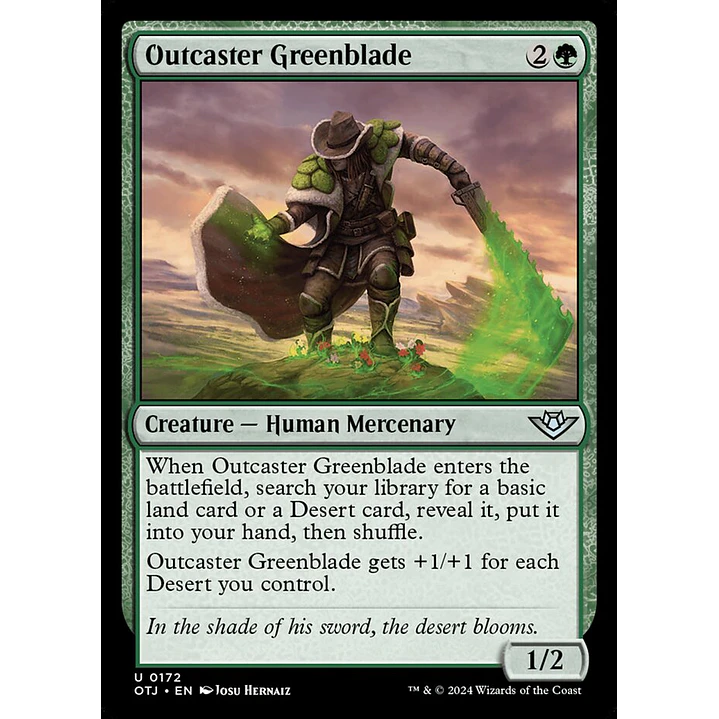 Outcaster Greenblade | Inglés | NM | OTJ 1