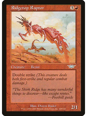 Ridgetop Raptor (Retro Frame) | Español | NM | LGN