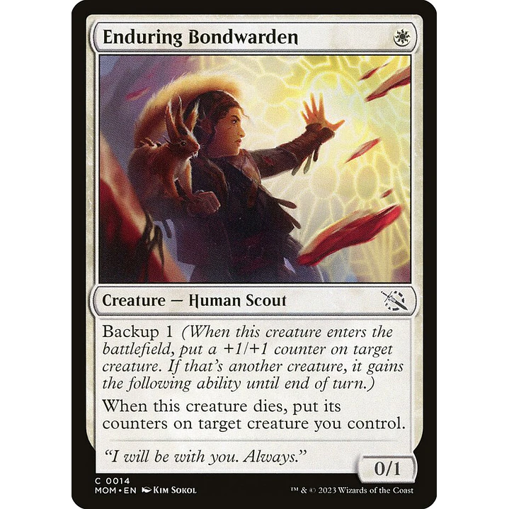 Enduring Bondwarden | Inglés | NM | MOM 1
