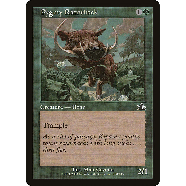 Pygmy Razorback (Retro Frame) | Español | NM | PCY 1
