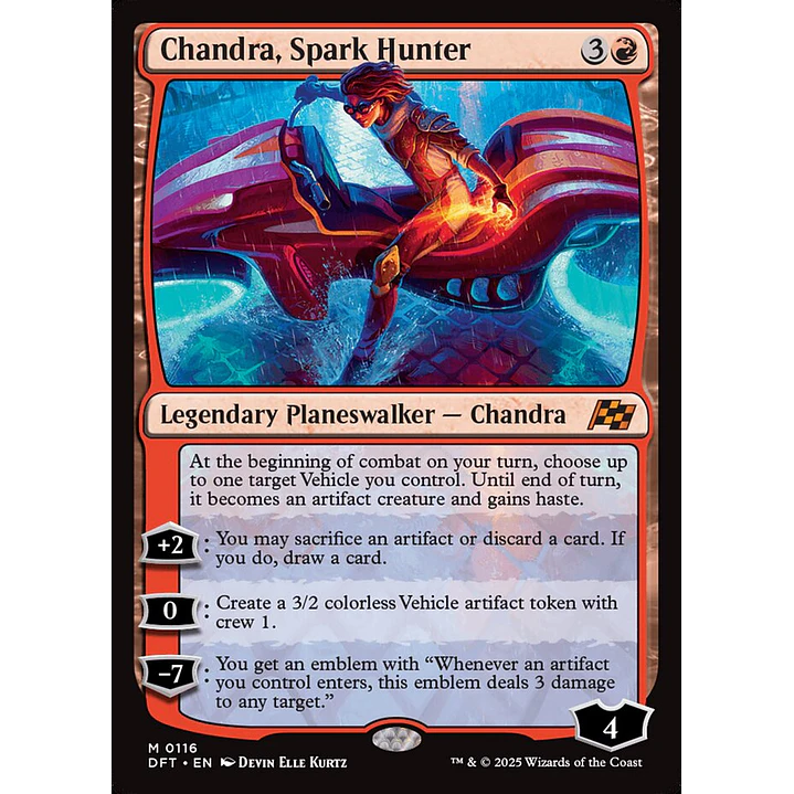 Chandra, Spark Hunter (foil) | Inglés | NM | DFT 1