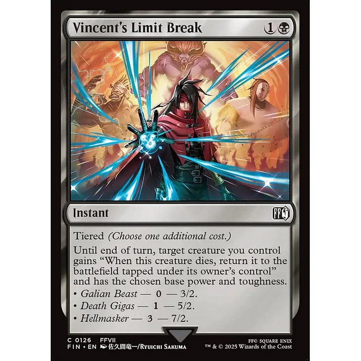 Vincent's Limit Break | Inglés | NM | FIN 1