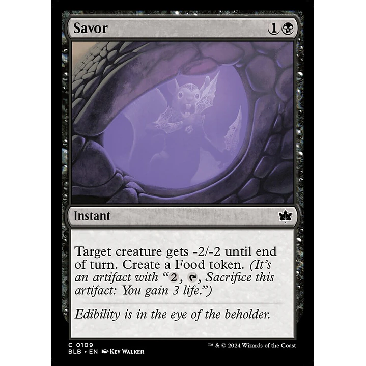 Savor | Inglés | NM | BLB 1